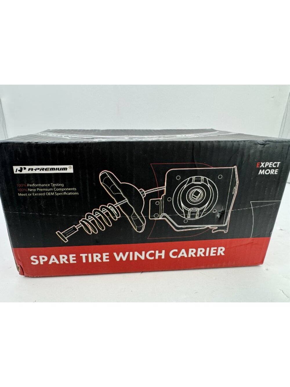 A-Premium Spare Tire Winch Carrier Heavy-Duty OEM Compatible 100% Performance Te